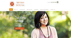 Desktop Screenshot of metrodentalms.com